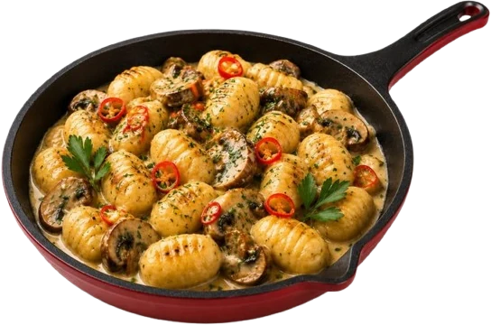Mushroom Gnocchi at Pasta Pot
