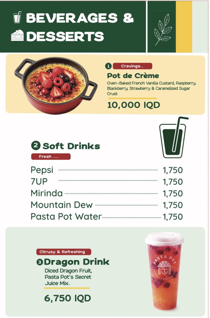Menu page 7