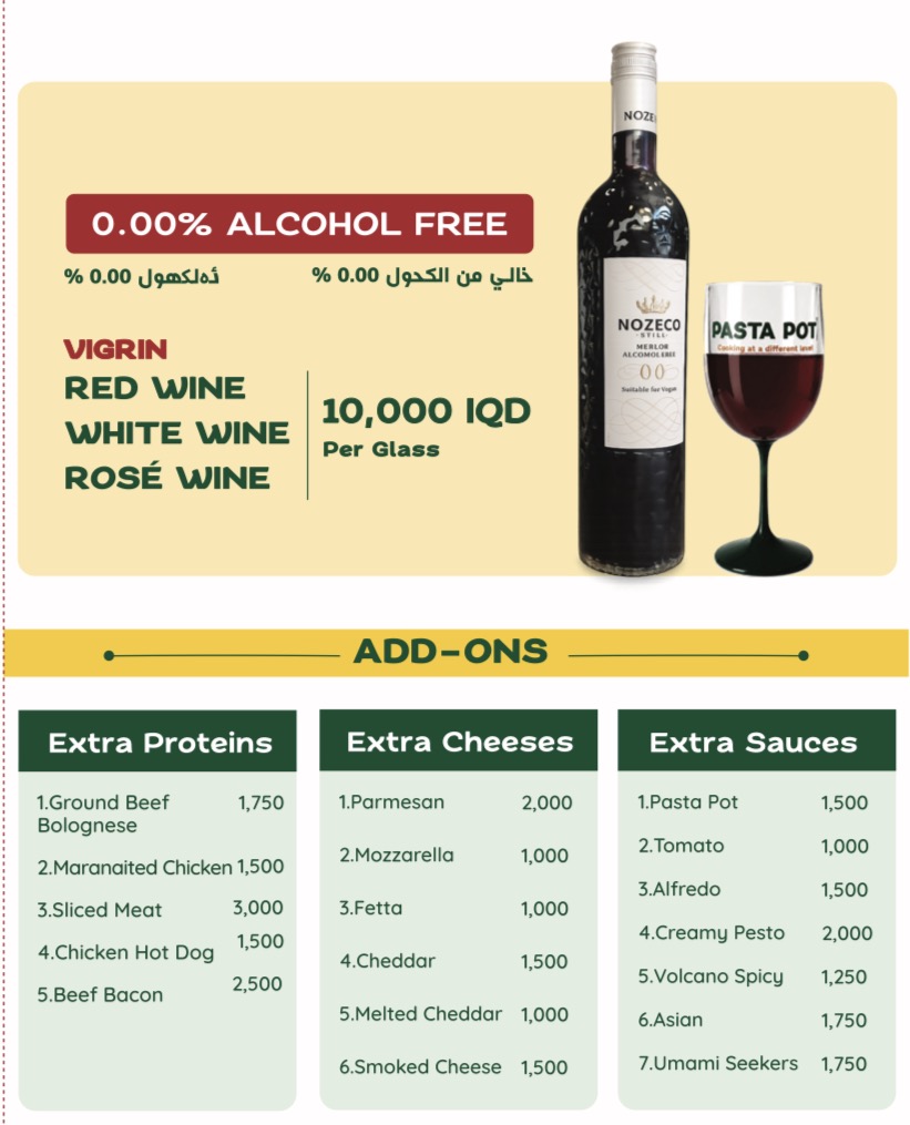 Menu page 8