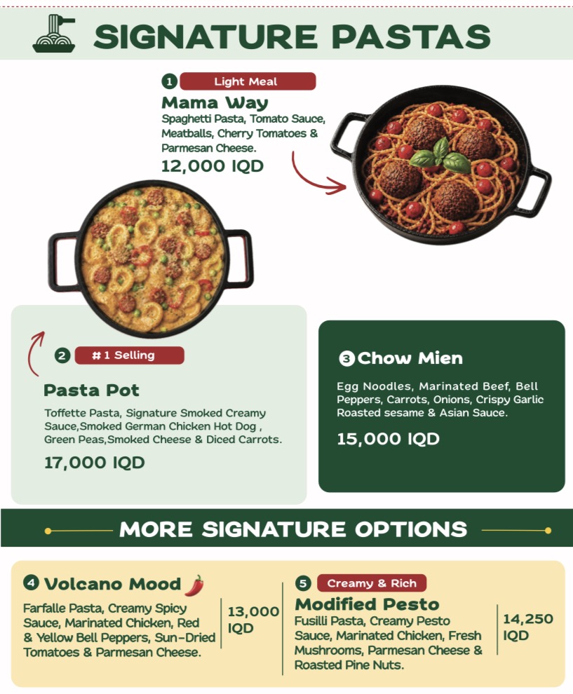 Menu page 4