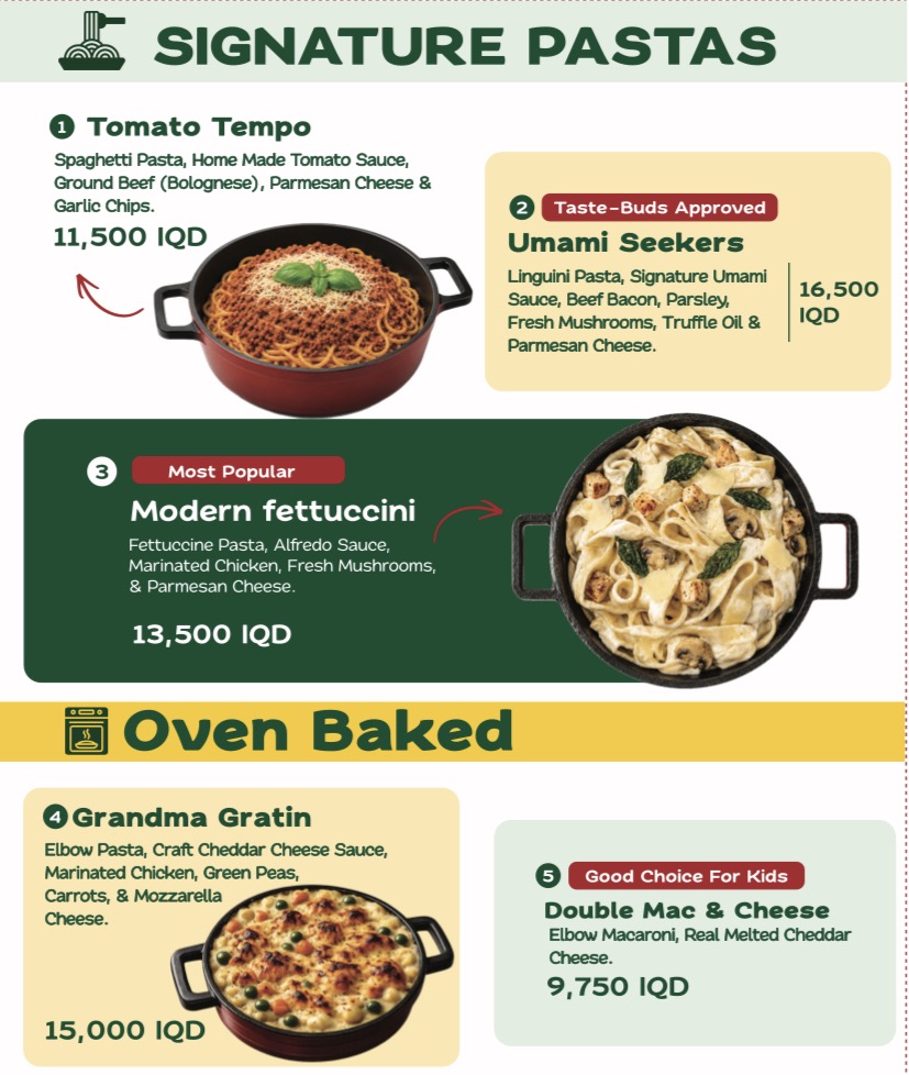 Menu page 5